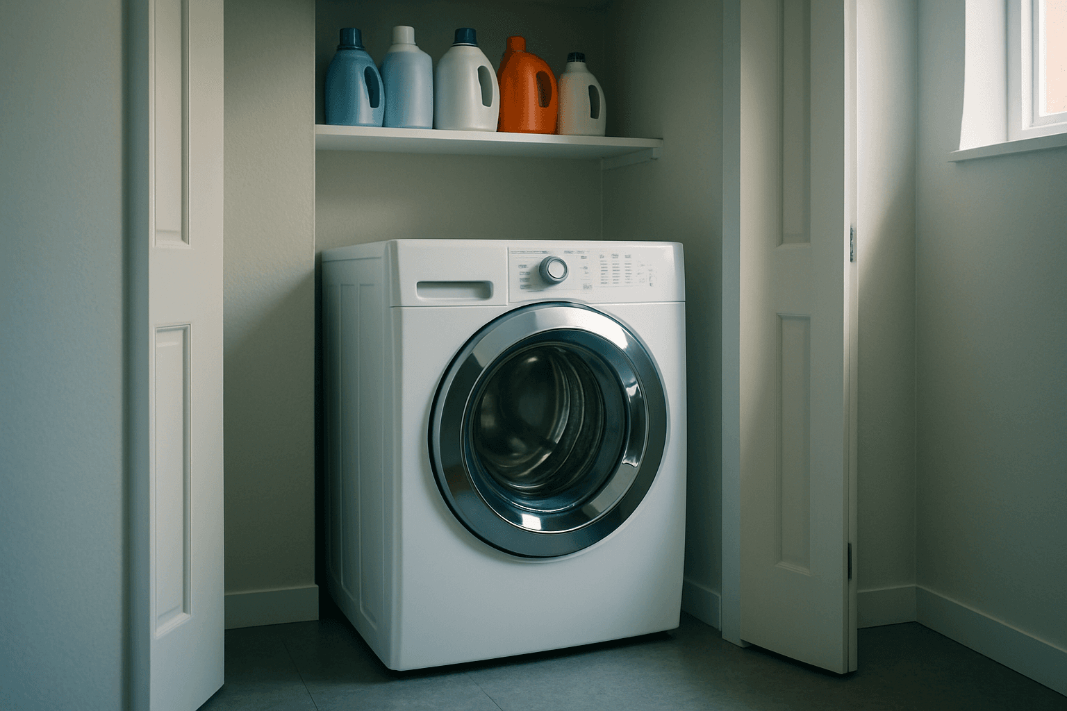 Frigidaire washing machine in a Metro Vancouver laundry room