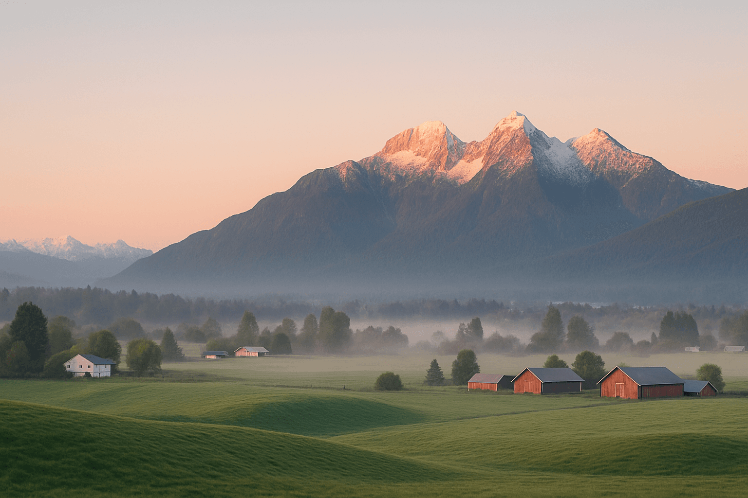 The Golden Ears peaks — Maple Ridge, BC