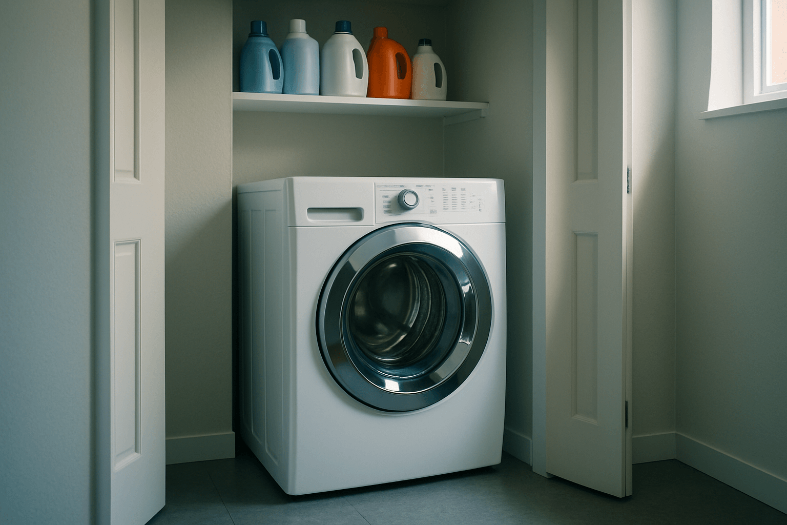 Frigidaire washing machine in a Metro Vancouver laundry room