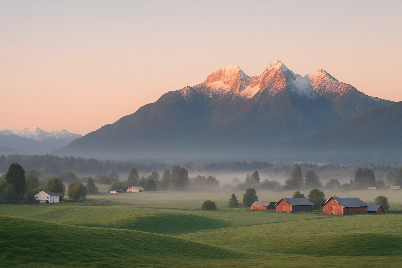 The Golden Ears peaks — Maple Ridge, BC