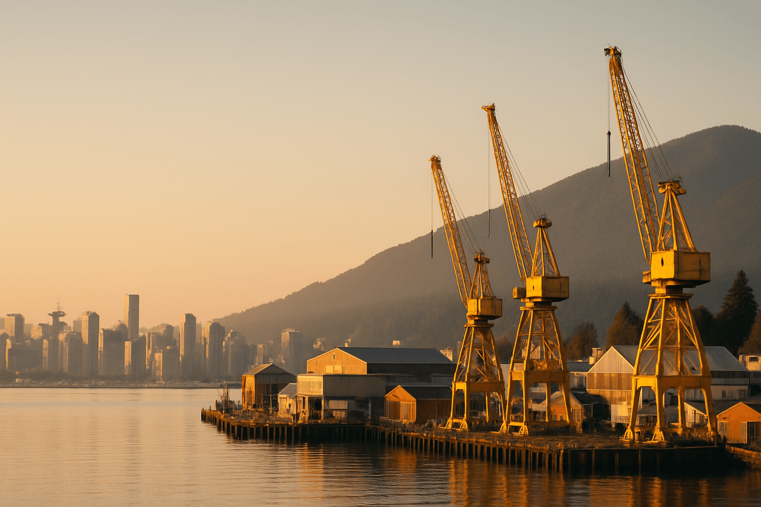The Lonsdale Shipyards waterfront — North Vancouver, BC